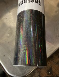 Black glitter premium vinyl roll 12”x60”