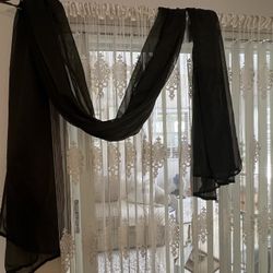 Window Scarf Forest Green