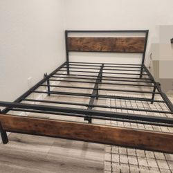 Queen Metal Bed 