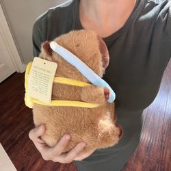 Capybara Plush 22cm – Cute with Backpack