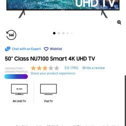 Samsung 50" 4K Classic Smart TV