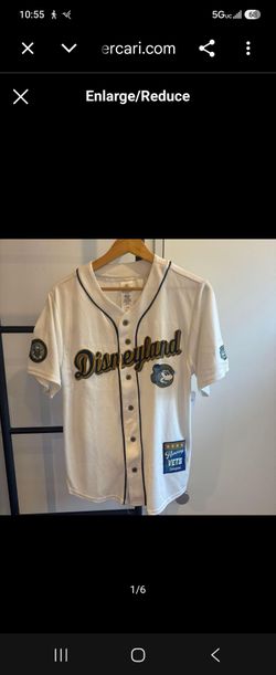 Disneyland Baseball Jersey Honoring Vets Edition LARGE