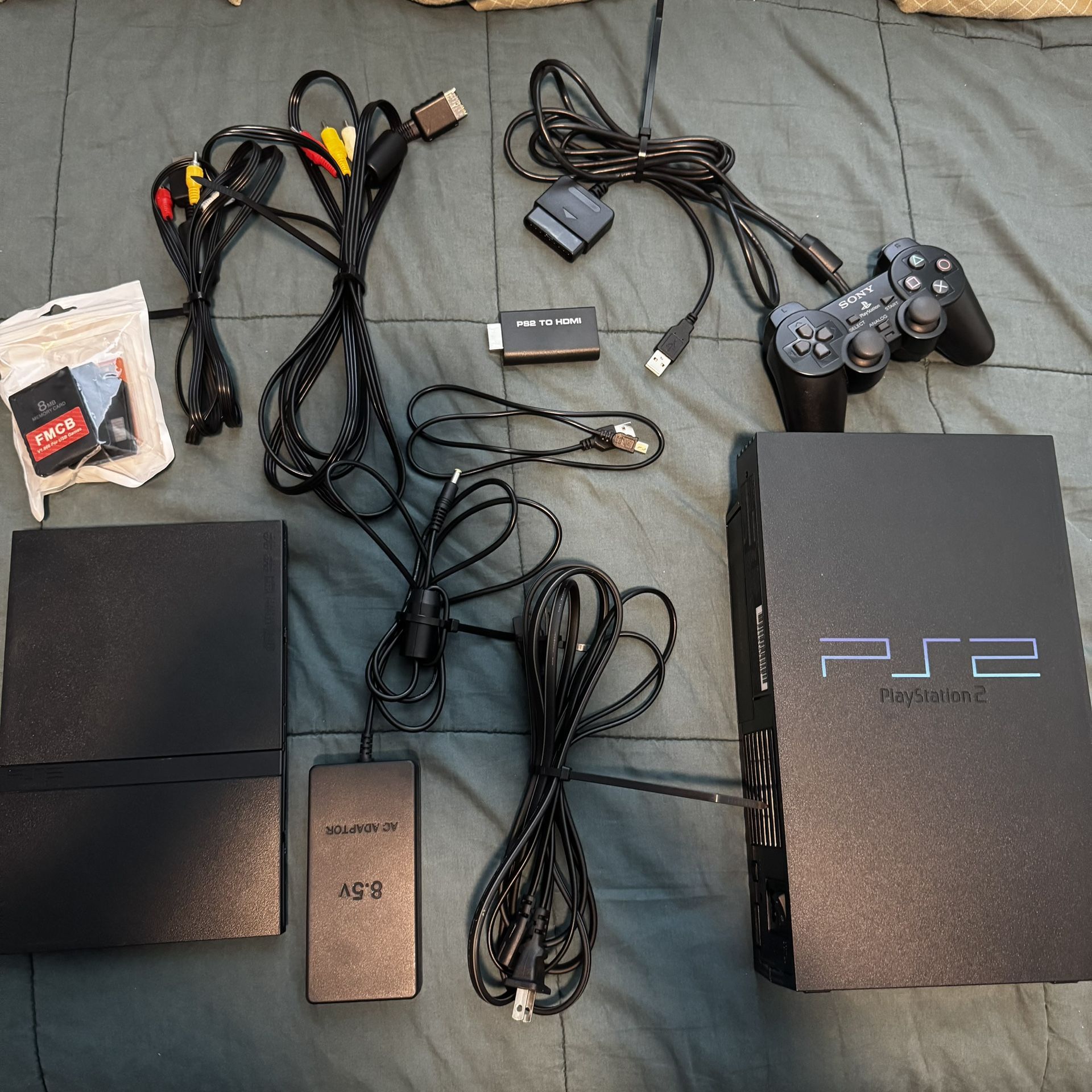 PS2 Bundle. PS2 FAT And Slim.