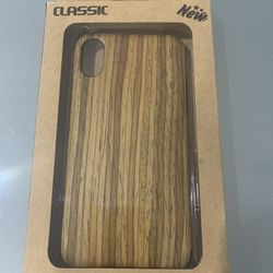 New iPhone Silicon Case Wood Imitation 