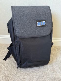 Amazon Laptop Backpack / Commuter Travel Bag (Two-Tone Grey Wool & Black Nylon)