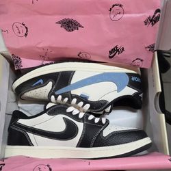 "Custom" Jordan 1 Low Dior Travis Scott Collabs US 11 New