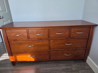 Solid wood dresser and nightstand