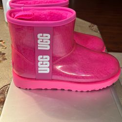 Pink Ugg’s Size 7 Or 8 Available 