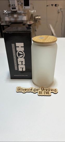 16 Ounce Glass Matte Sublimation Cups- LOT