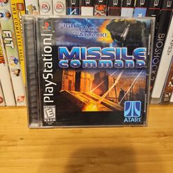 Missile Command Fight Back The Attack By Atari PS1 Play Station One