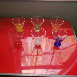 Set Of 6 Vintage Dansk Cordial Glasses 