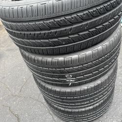 I Have 4 Tires 225-40-19 Bridgestone Run Flat Good Condition $240 All Four Mounted And Balanced 