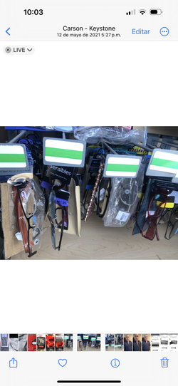 Lentes nuevos $8 cada uno $8 each