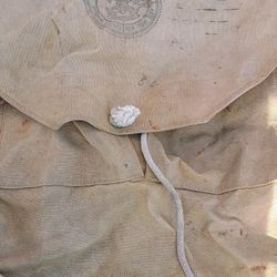 Boy Scouts Of America New York Headquarters Canvas Backpack Vintage Rare