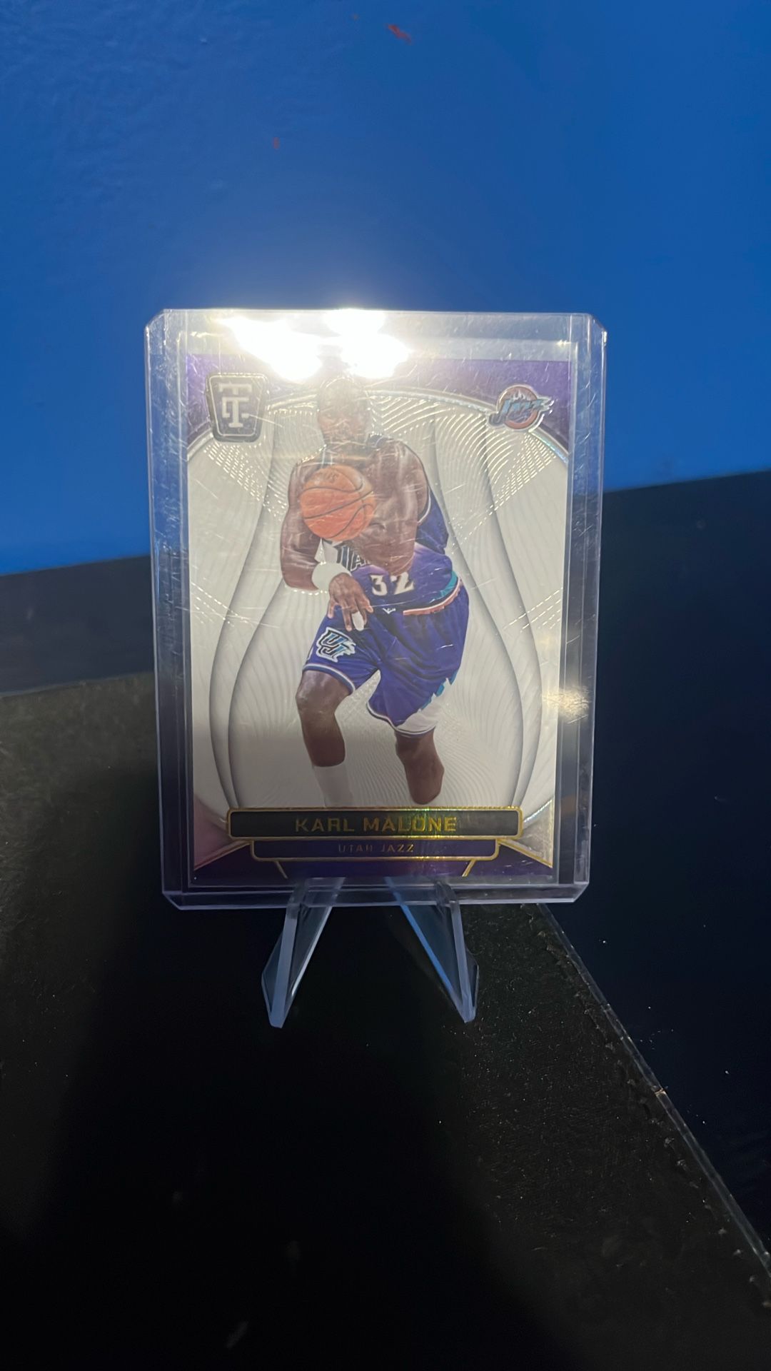 Panini Totally Certified Karl Malone /25 White Mirror