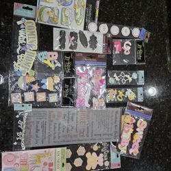 Scrapbook Sticker Lot