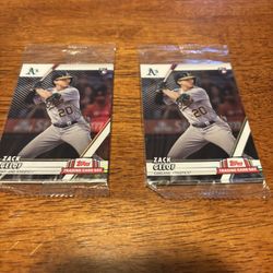 Baseball Cards From A’s Last Home Game