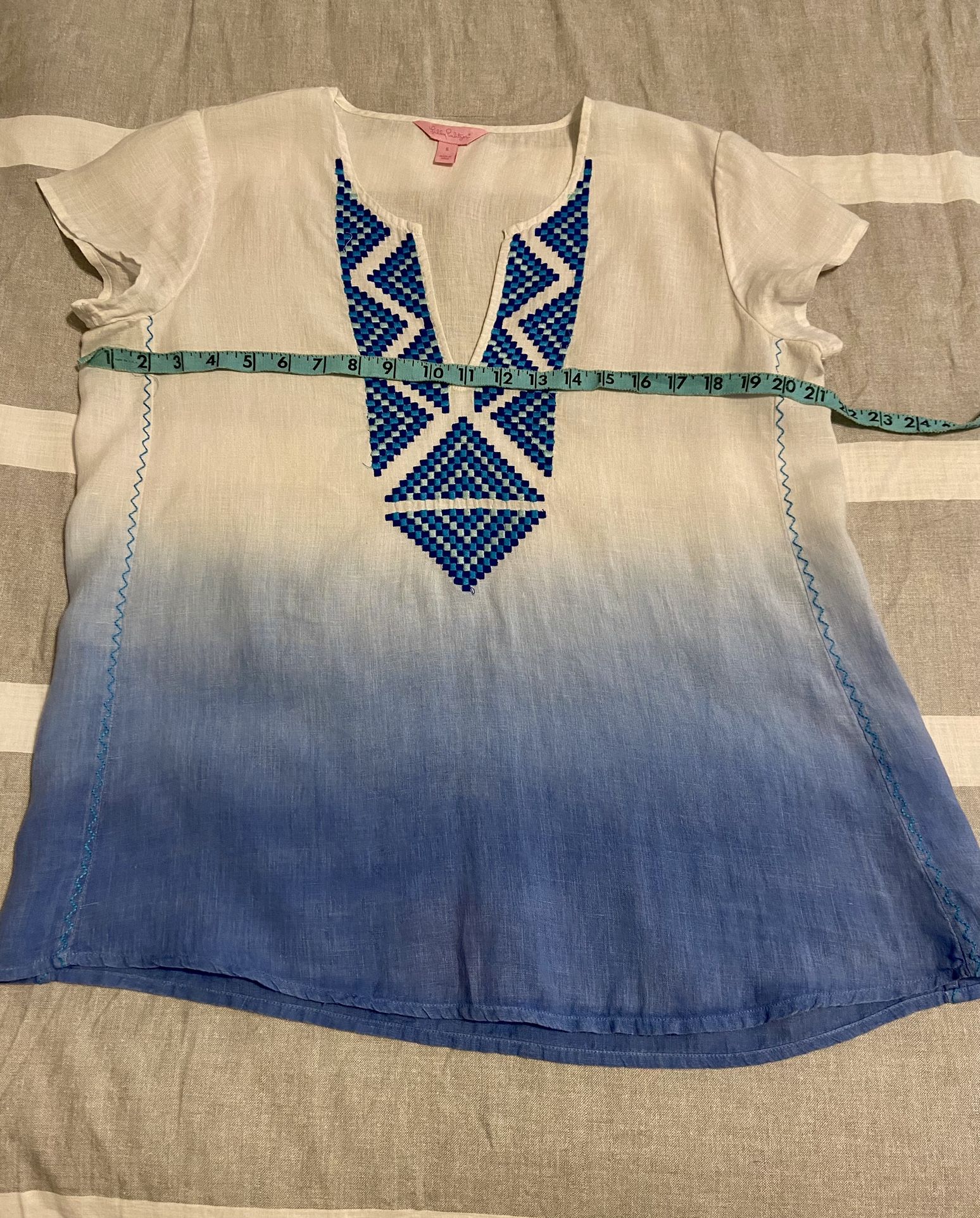 Lilly Pulitzer Linen Tunic Size s