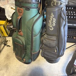 Two Golf Cart Golf Bags