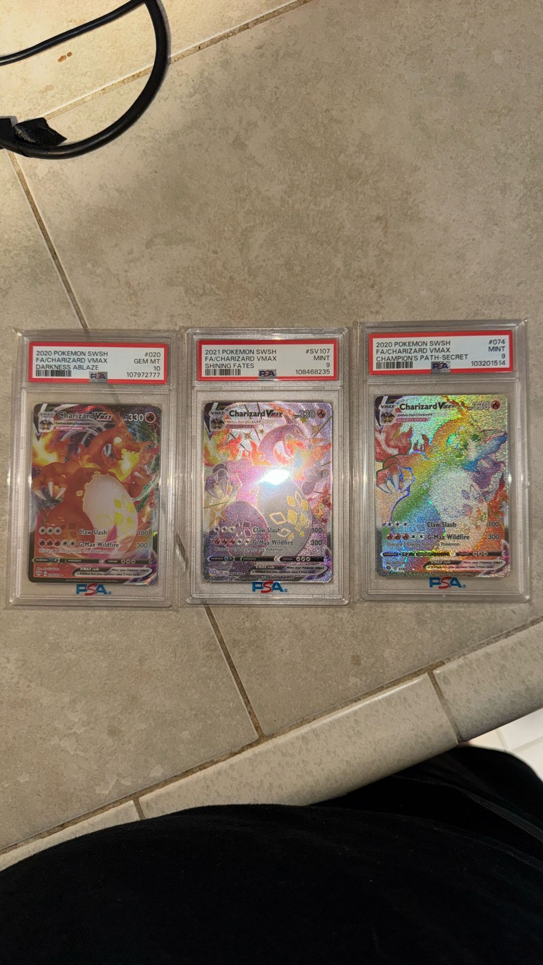 PSA Graded Charizards