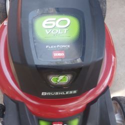 TORO LAWN MOWER 60V LITHIUM BRUSHLESS 21" SELF PROPELLED (TOOL ONLY)