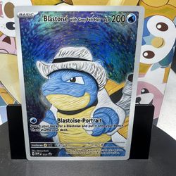 Pokémon TCG — Eeveelution And Blastoise Portrait Set (Custom Art Cards)