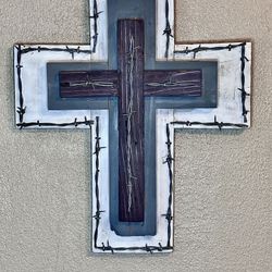 Reclaimed Pallet Wood Cross