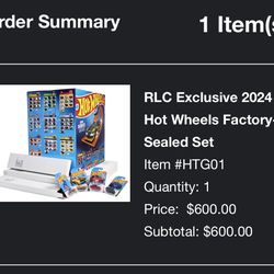 Hot Wheels RLC Exclusive 2024 Factory Sealed Set 