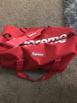 Authentic supreme duffel bag