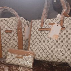 Amy Miller Handbag,  Shoulderbag,  And Wallet Set 