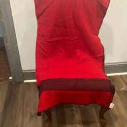 Red Throw Blank 
