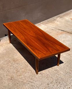 Refinished Mid Century Modern Surfboard Coffee Table – 1960s MCM