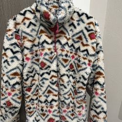 Eddie Bauer Women’s Multicolored Fleece Pullover 