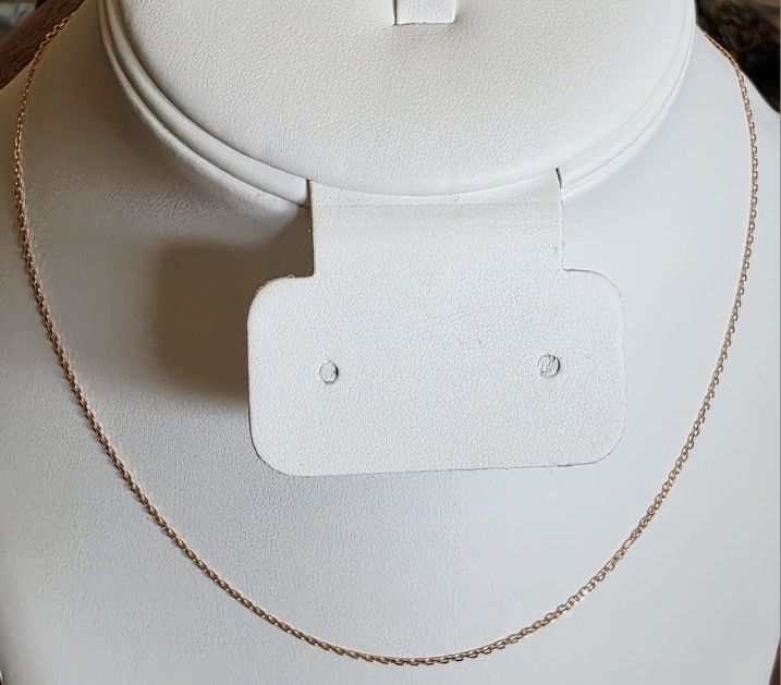 🪷18k Rose Gold Chain- Size 16