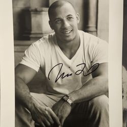 Signed Vin Diesel Fast & Furious Photo Celebrity Auto Picture Hollywood Autograph 