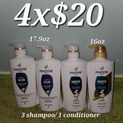 3 Shampoo 17.9oz/1 Conditioner 16oz