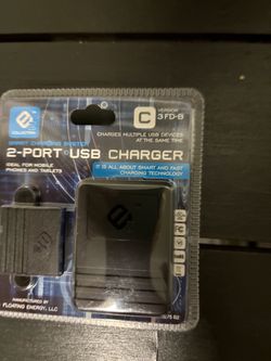 EZ Collection 2-Port USB Wall Charger