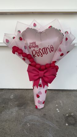 Hand held balloon bouquet 