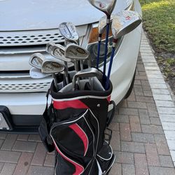 Mens Ping I/3 golf club set.  Complete right handed set with golf bag