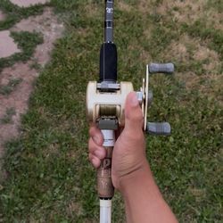 Shimano Calcutta 250 Reel + 7’6” Heavy Rod Combo
