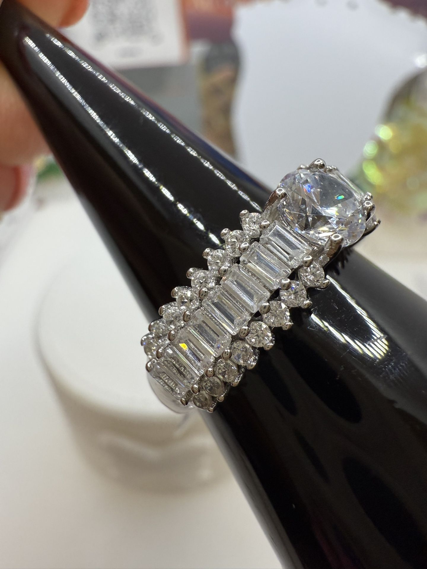 925 Sterling Silver Ring High Quality Zise 8 Anillo De Plata Italiana