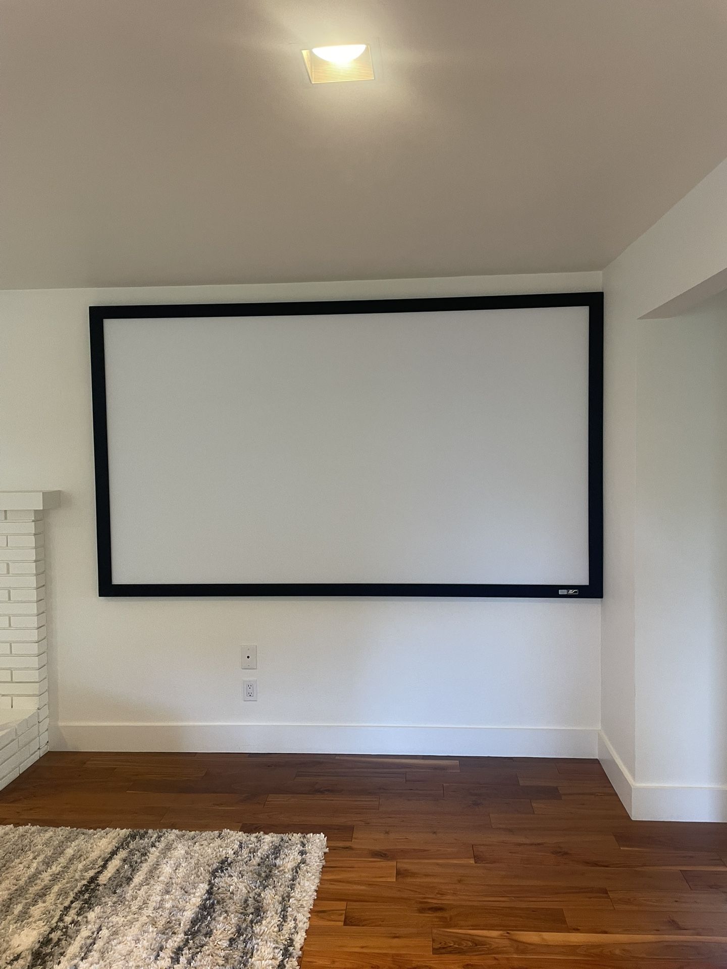 Elite Screens Projector Screen 110” ISF Certified Material.