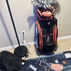 Titleist Bag And Golf Clubs