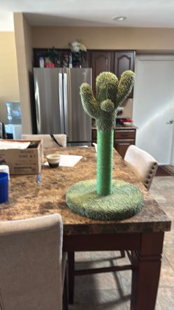 Skinny cat scratcher
