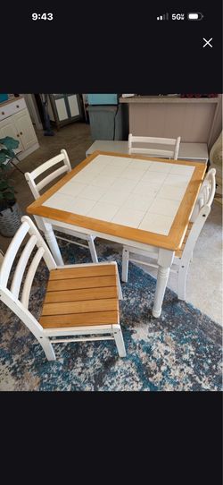 Table and chair set very adorable. Best offer.
