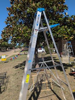 8 foot aluminum ladder werner