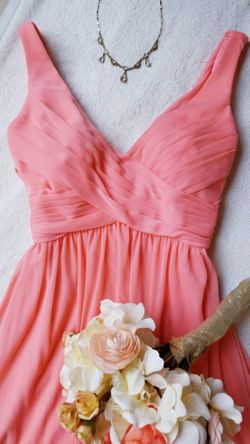 Coral Prom Dress | Bridesmaid's Dress