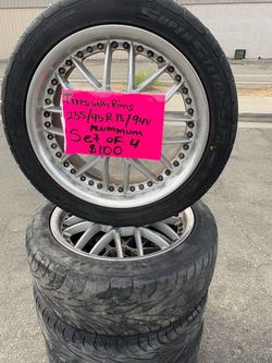 Tires with rims
