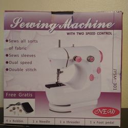 Sewing Machine JYSM-301 with 2 speed control Blue