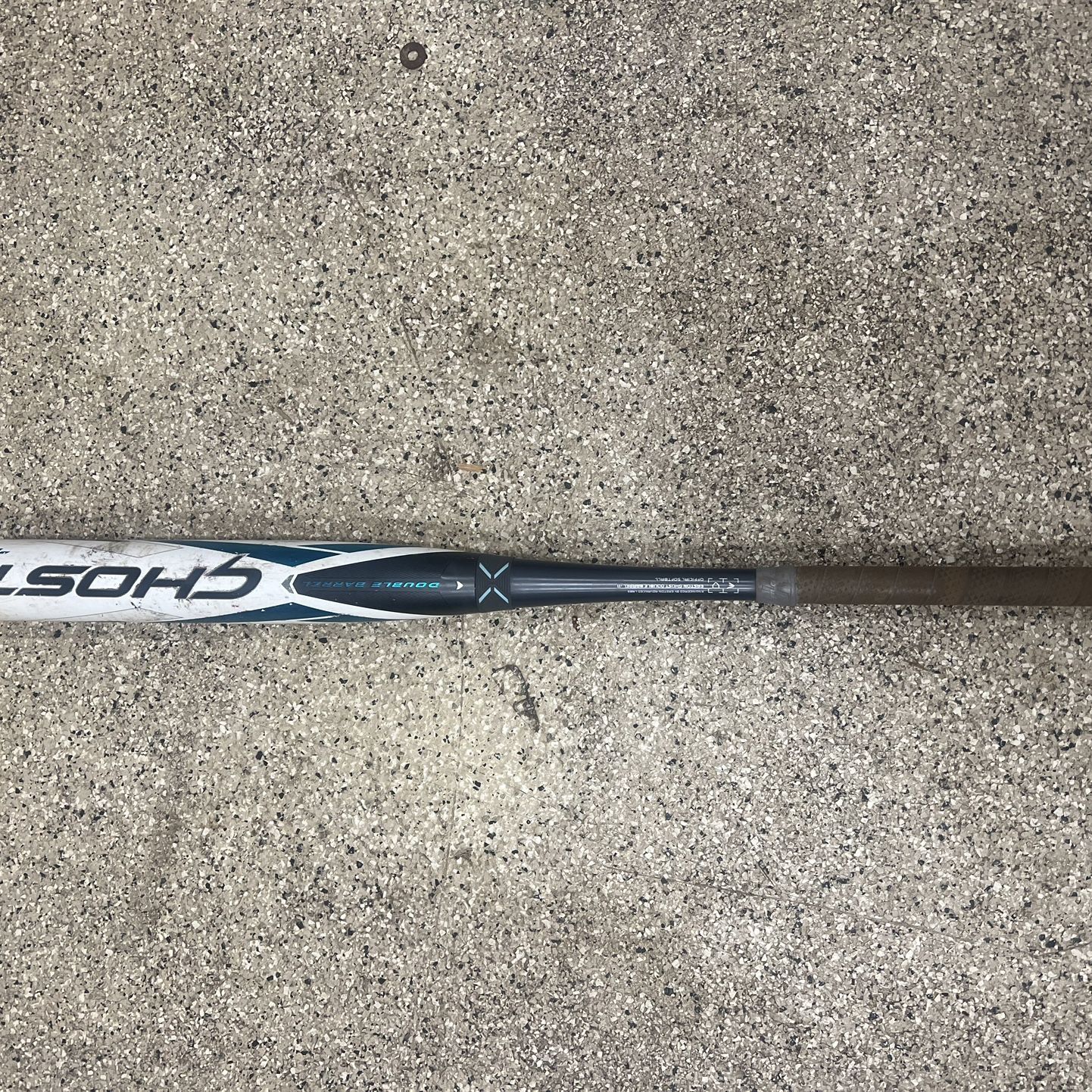 Batte Easton Ghost Double Barrel Fastpitch - 32/21 Oz, Blanche, Garantie 1 An